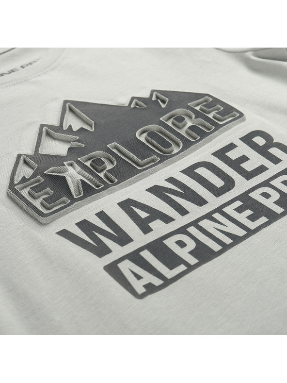 ALPINE PRO Detské bavlnené tričko ALPINE PRO DORGO shadow varianta pg