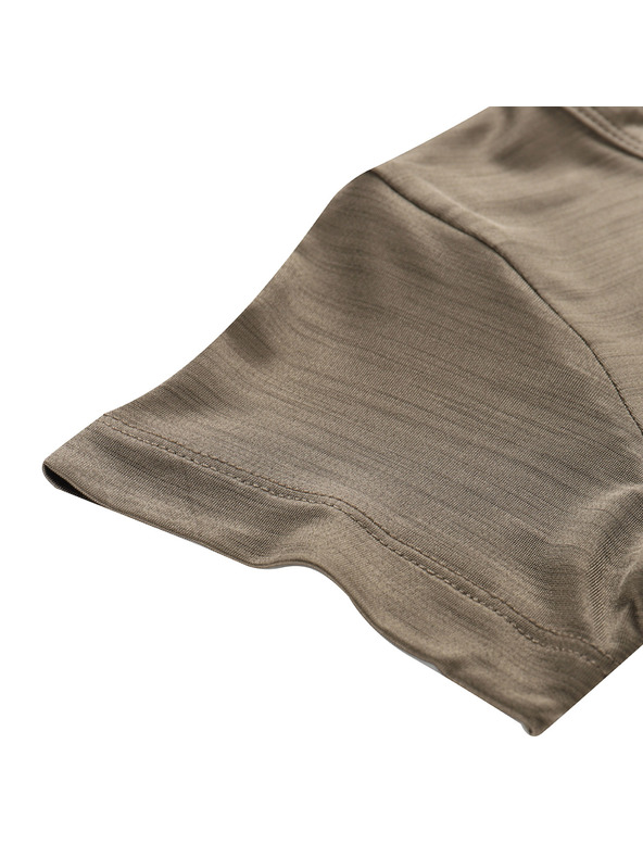 ALPINE PRO Detské rýchloscehnúce tričko ALPINE PRO BASIKO stone gray