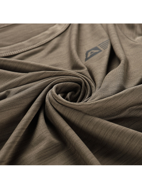 ALPINE PRO Detské rýchloscehnúce tričko ALPINE PRO BASIKO stone gray