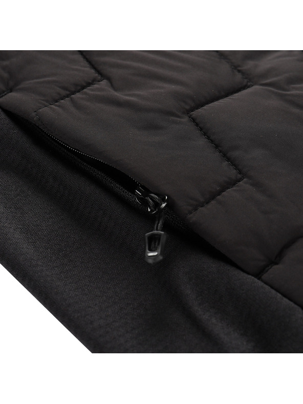 ALPINE PRO Detská vesta s merino výplňou ALPINE PRO NERCO black