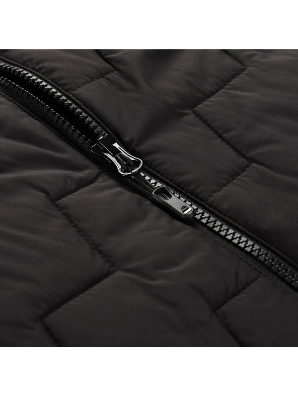 ALPINE PRO Detská vesta s merino výplňou ALPINE PRO NERCO black