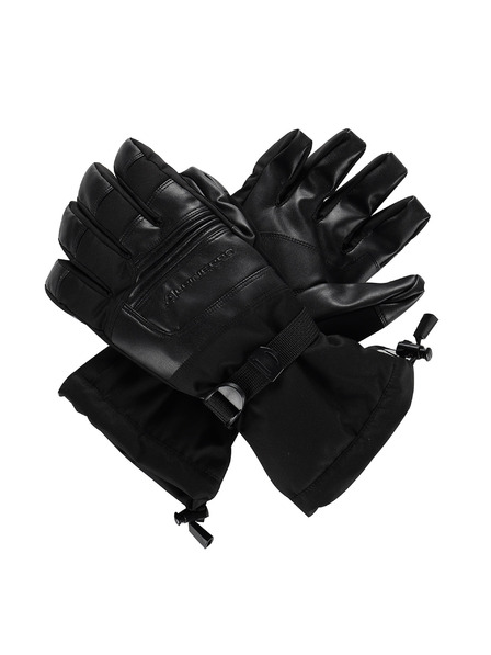 ALPINE PRO Pánske lyžiarske rukavice s membránou ptx ALPINE PRO LEDET black