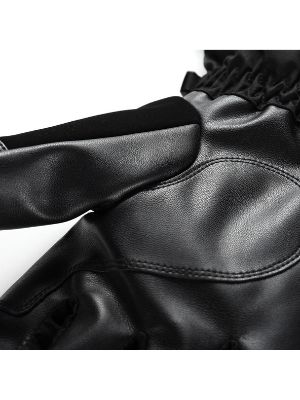 ALPINE PRO Pánske lyžiarske rukavice s membránou ptx ALPINE PRO LEDET black