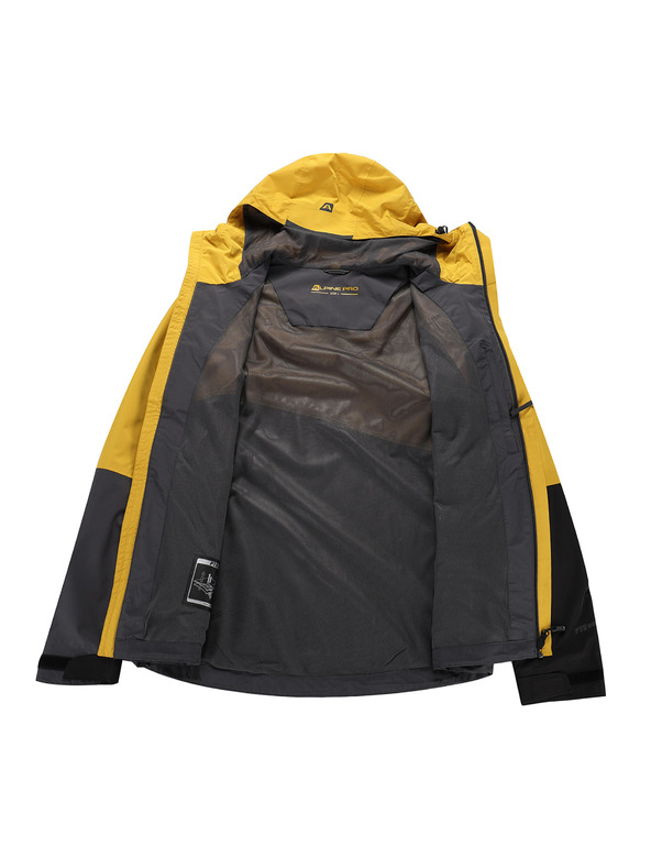 ALPINE PRO Pánska bunda s membránou ptx ALPINE PRO NOREM 3 lemon curry