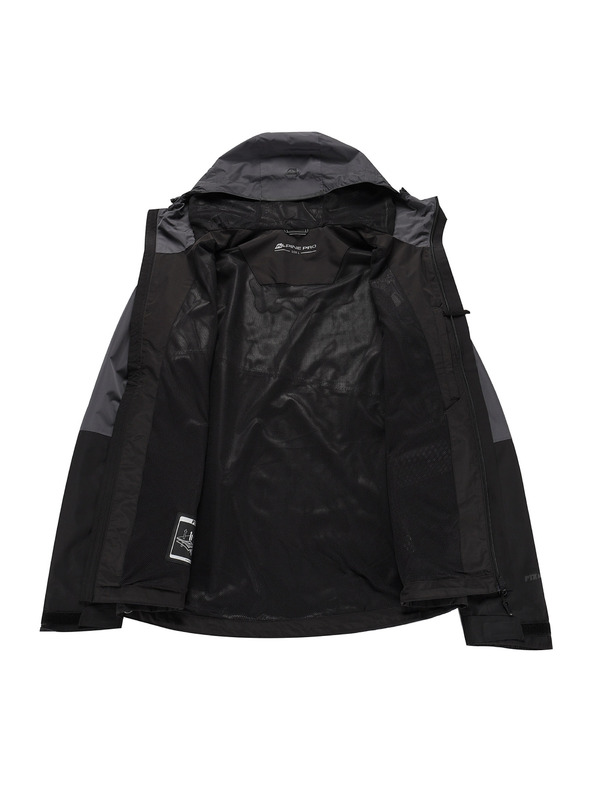 ALPINE PRO Pánska bunda s membránou ptx ALPINE PRO NOREM 3 black