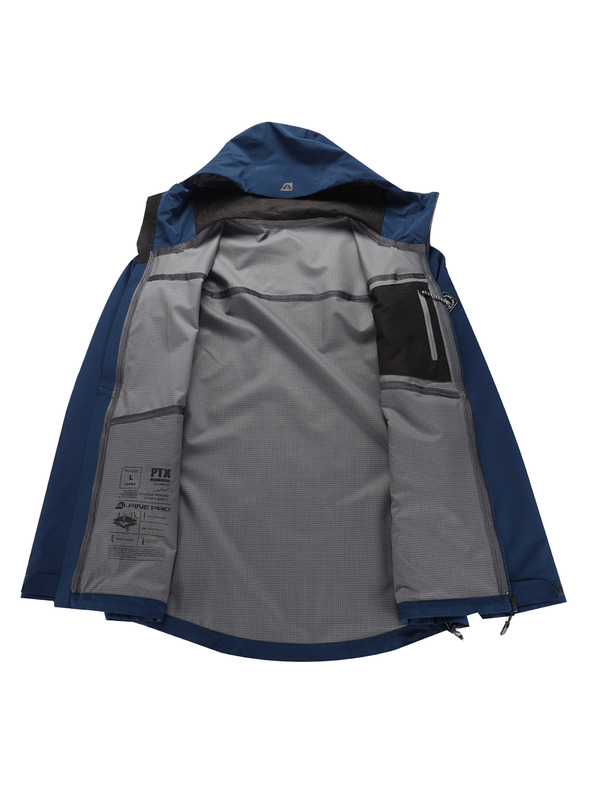 ALPINE PRO Pánska bunda s membránou ptx ALPINE PRO ZARR 2 moonlit ocean