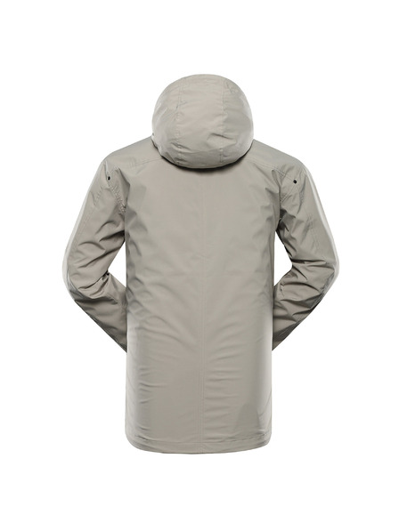 ALPINE PRO Pánska bunda s membránou ptx ALPINE PRO REMON abbey stone