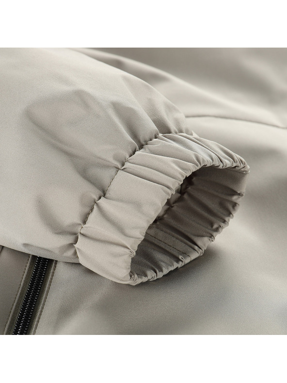 ALPINE PRO Pánska bunda s membránou ptx ALPINE PRO REMON abbey stone