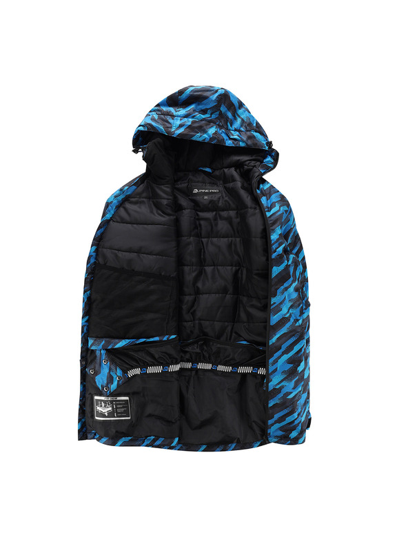 ALPINE PRO Pánska lyžiarska bunda s membránou ptx ALPINE PRO GHAD electric blue lemonade varianta pa