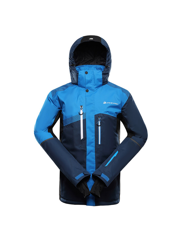 ALPINE PRO Pánska lyžiarska bunda s membránou ptx snow ALPINE PRO DEAR 2 brilliant blue