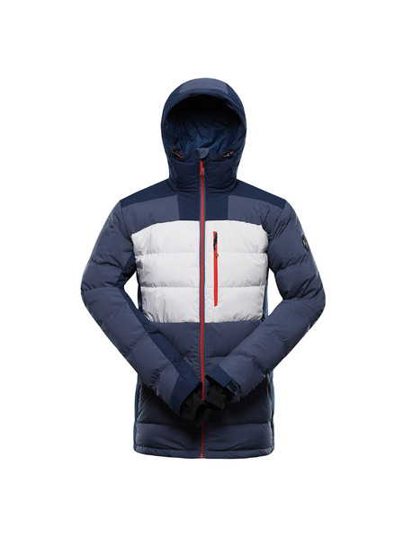 ALPINE PRO Pánska páperová lyžiarska bunda s membránou ptx snow ALPINE PRO FERER 2 vintage indigo