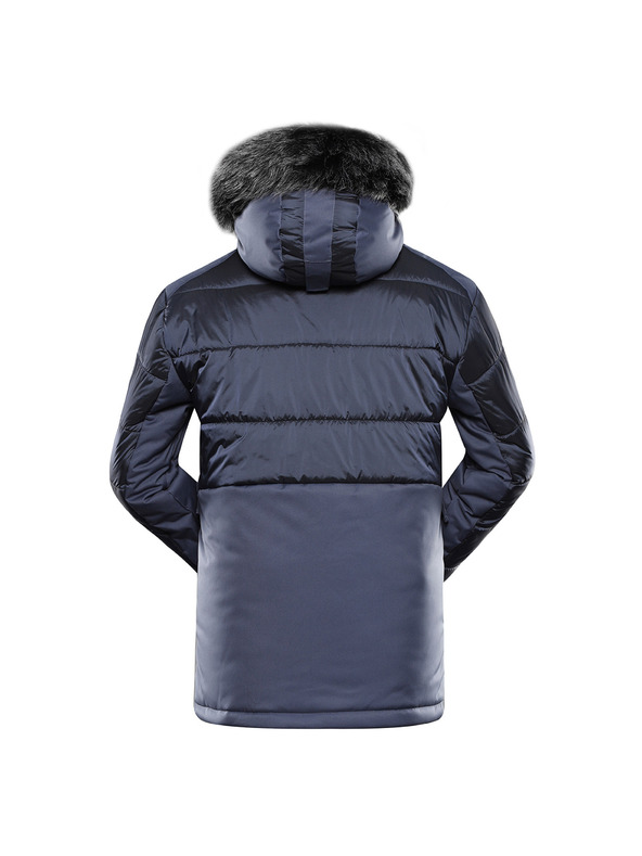 ALPINE PRO Pánska lyžiarska bunda s membránou ptx snow ALPINE PRO NADDR vintage indigo