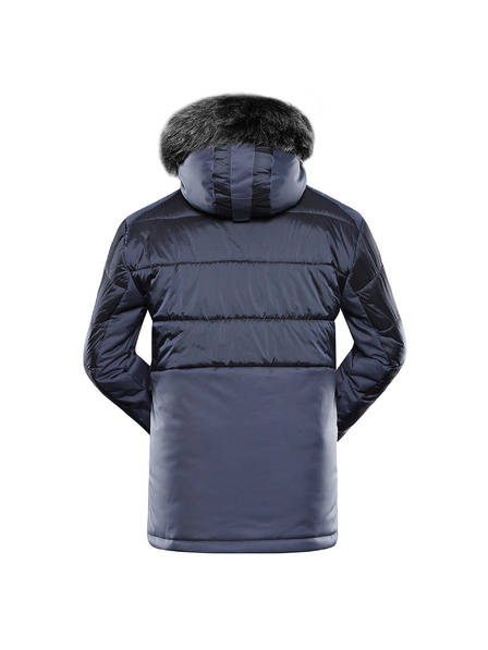 ALPINE PRO Pánska lyžiarska bunda s membránou ptx snow ALPINE PRO NADDR vintage indigo