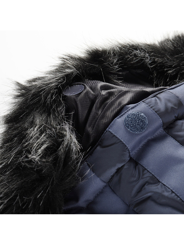 ALPINE PRO Pánska lyžiarska bunda s membránou ptx snow ALPINE PRO NADDR vintage indigo