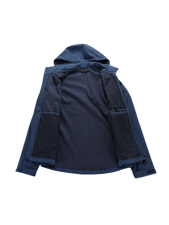 ALPINE PRO Pánska softshellová bunda s membránou ALPINE PRO HOOR moonlit ocean varianta pa
