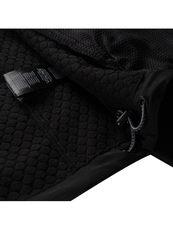 ALPINE PRO Pánska softshellová bunda s membránou ALPINE PRO HOOR black