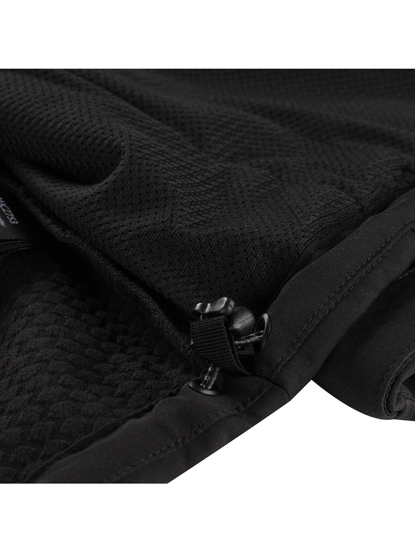 ALPINE PRO Pánska softshellová bunda s membránou ALPINE PRO GEDER black