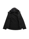 ALPINE PRO Pánska softshellová bunda s membránou ALPINE PRO GEDER black