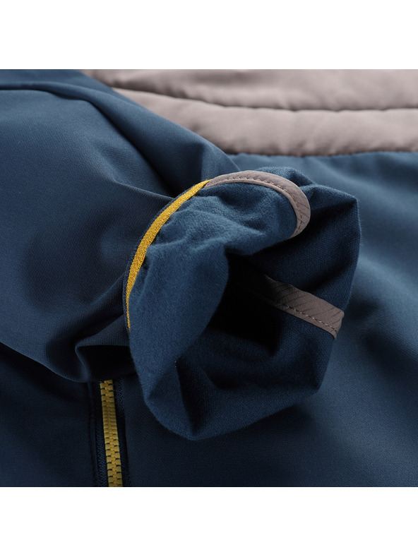 ALPINE PRO Pánska bunda s merino výplňou ALPINE PRO GERL blue wing teal