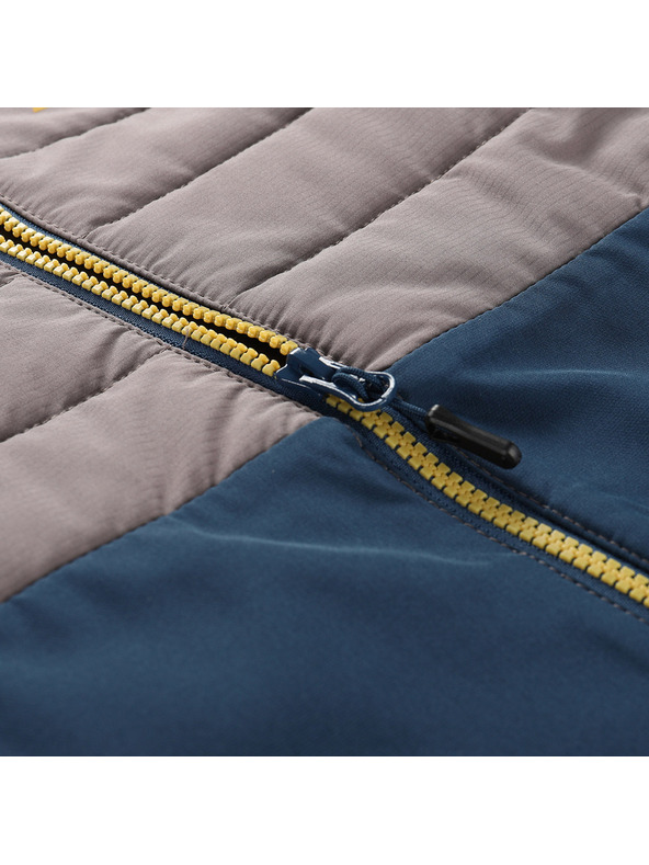 ALPINE PRO Pánska bunda s merino výplňou ALPINE PRO GERL blue wing teal