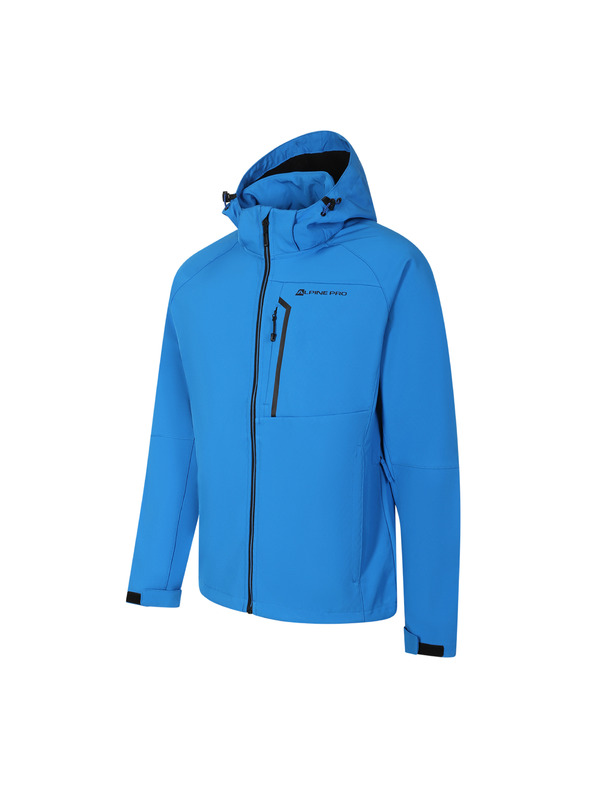 ALPINE PRO Pánska softshellová bunda s membránou ALPINE PRO HOOR brilliant blue