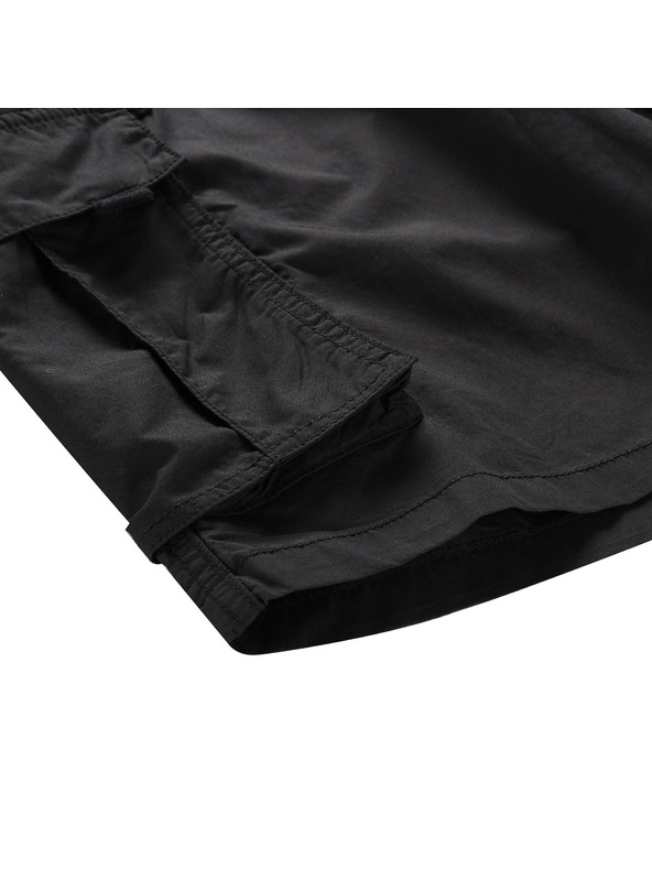 ALPINE PRO Pánske bavlnené krátke nohavice ALPINE PRO URT black