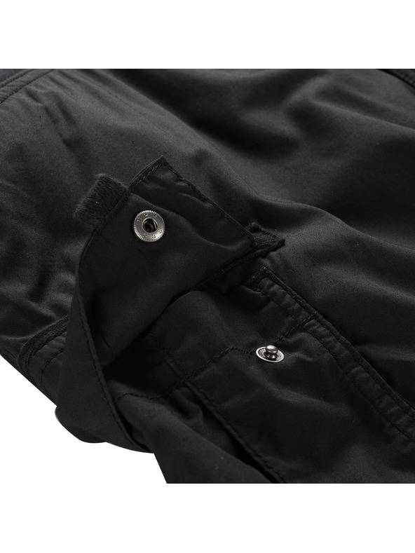 ALPINE PRO Pánske bavlnené krátke nohavice ALPINE PRO URT black