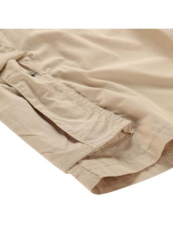 ALPINE PRO Pánske bavlnené krátke nohavice ALPINE PRO URT camel