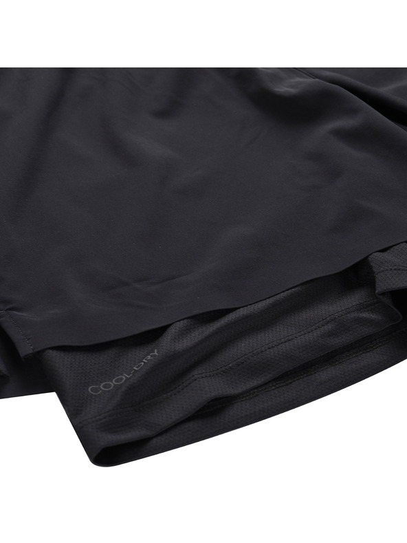 ALPINE PRO Pánske športové kraťasy s cool dry ALPINE PRO GAJER black