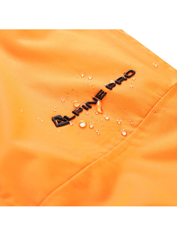 ALPINE PRO Pánske lyžiarske nohavice s membránou ptx snow ALPINE PRO EDES neon shocking orange