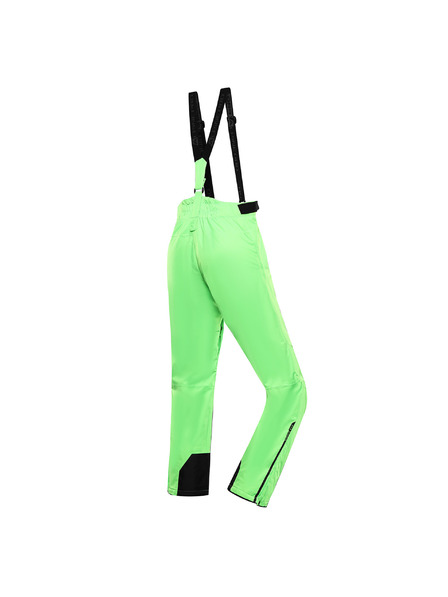 ALPINE PRO Pánske lyžiarske nohavice s membránou ptx snow ALPINE PRO EDES neon green gecko
