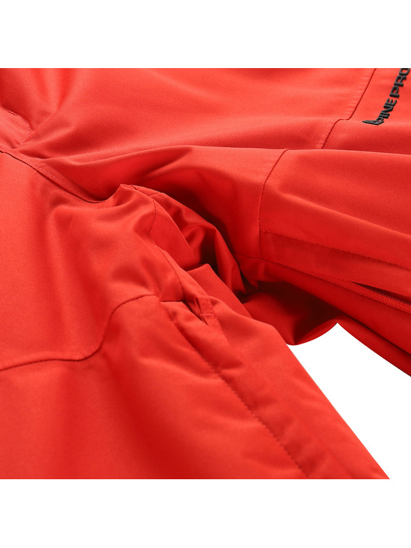 ALPINE PRO Pánske lyžiarske nohavice s membránou ptx snow ALPINE PRO EDES 2 olympic red