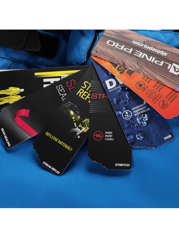 ALPINE PRO Pánske lyžiarske nohavice s membránou ptx snow ALPINE PRO EDES 2 brilliant blue