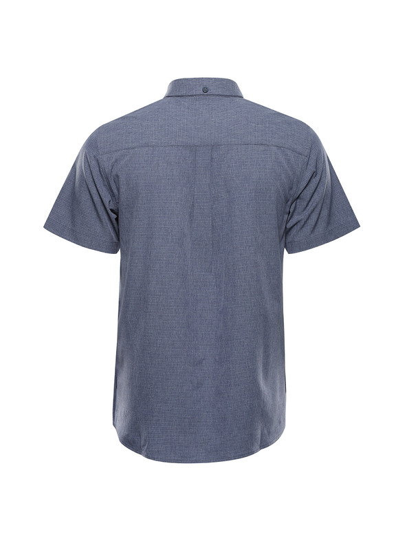 ALPINE PRO Pánska rýchlosúšiaca košeľa ALPINE PRO WERAN dk.metal blue