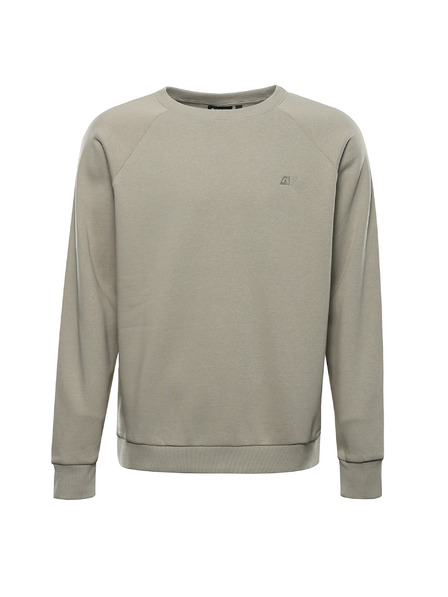 ALPINE PRO Pánska bavlnená mikina ALPINE PRO NEGG abbey stone