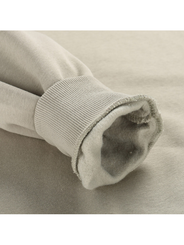 ALPINE PRO Pánska bavlnená mikina ALPINE PRO NEGG abbey stone