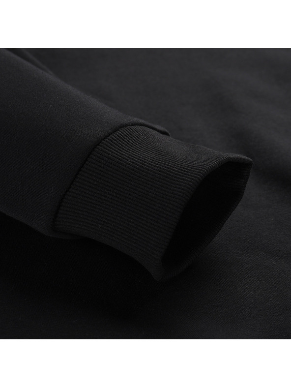 ALPINE PRO Pánska bavlnená mikina ALPINE PRO NEGG black