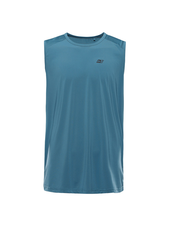 ALPINE PRO Pánske rýchlo schnúce tielko s cool dry ALPINE PRO GELAD 3 storm blue