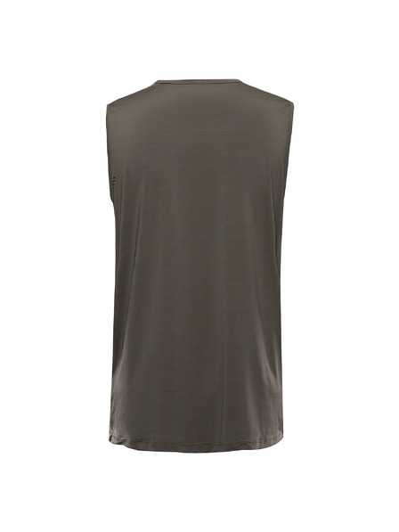 ALPINE PRO Pánske rýchlo schnúce tielko s cool dry ALPINE PRO GELAD 3 stone gray