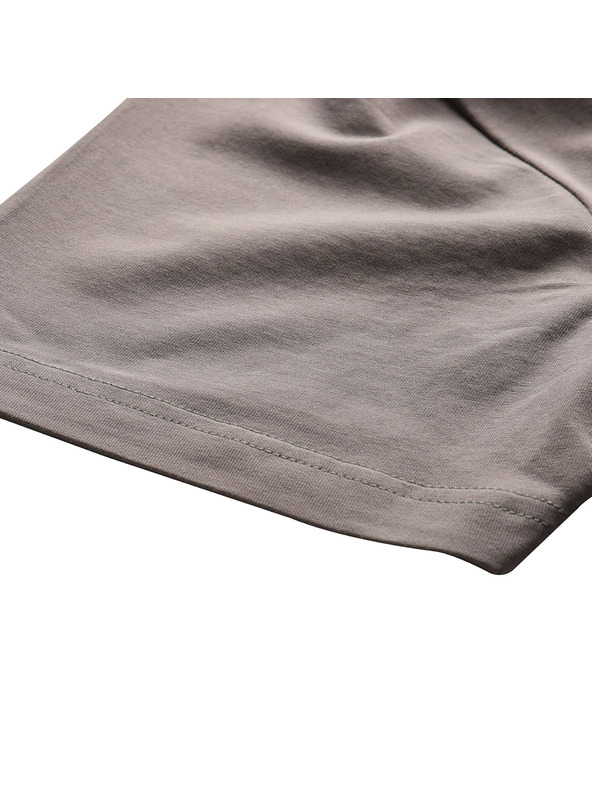 ALPINE PRO Pánske bavlnené tričko ALPINE PRO DORG driftwood varianta pa