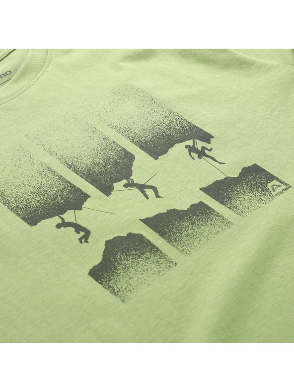 ALPINE PRO Pánske rýchloschnúce tričko s cool dry ALPINE PRO BOLEN 2 peridot varianta pb
