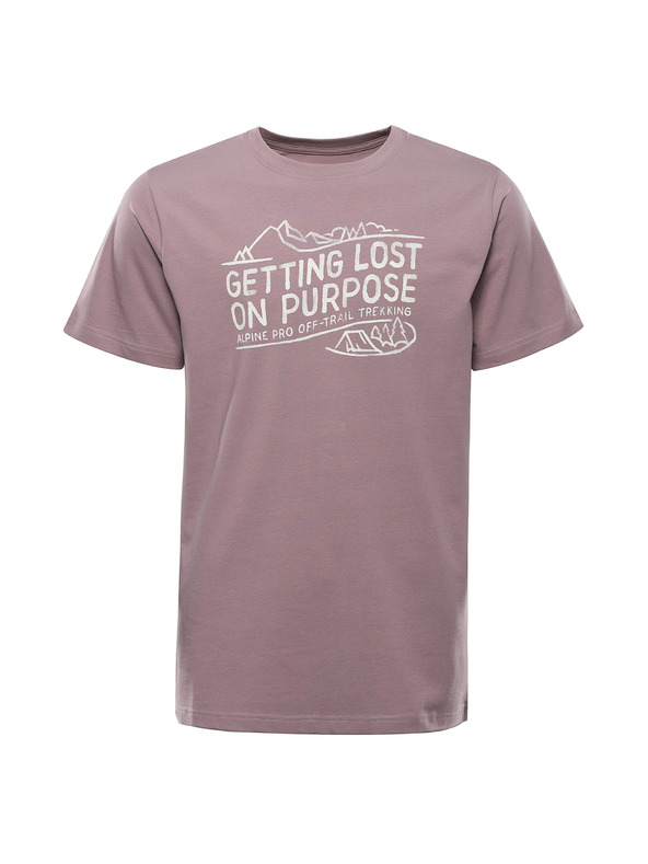 ALPINE PRO Pánske bavlnené tričko ALPINE PRO DORG quail varianta pb