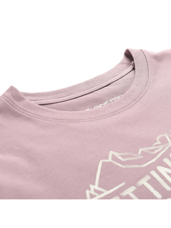 ALPINE PRO Pánske bavlnené tričko ALPINE PRO DORG quail varianta pb