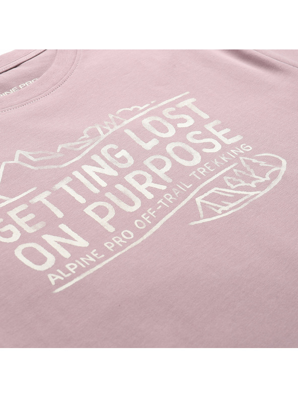 ALPINE PRO Pánske bavlnené tričko ALPINE PRO DORG quail varianta pb