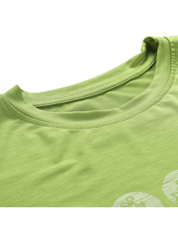 ALPINE PRO Pánske funkčné tričko s antibakteriálnou úpravou ALPINE PRO LYOR peridot