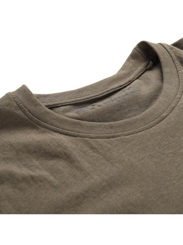 ALPINE PRO Pánske tričko z nemačkavého materiálu ALPINE PRO NOGER stone gray varianta pb