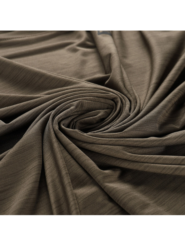 ALPINE PRO Pánske rýchloscehnúce tričko s cool dry ALPINE PRO BASIK stone gray