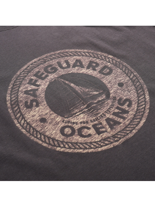 ALPINE PRO Pánske bavlnené tričko ALPINE PRO DOMEN obsidian varianta pa