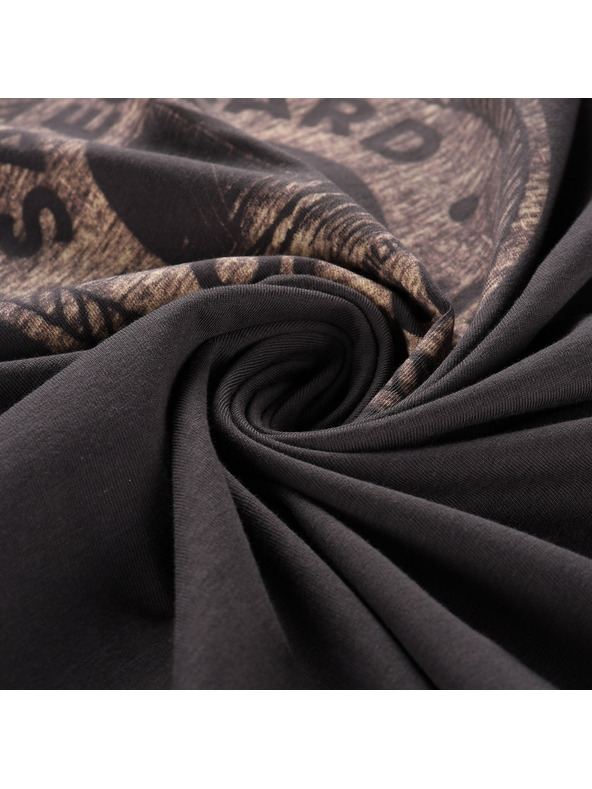 ALPINE PRO Pánske bavlnené tričko ALPINE PRO DOMEN obsidian varianta pa