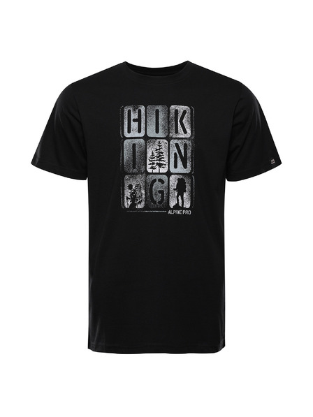 ALPINE PRO Pánske rýchloschnúce tričko s cool dry ALPINE PRO BOLEN 2 black varianta pa